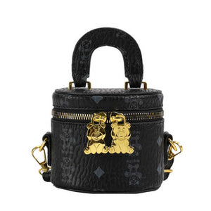 Cute little bucket bag with famous brand design 