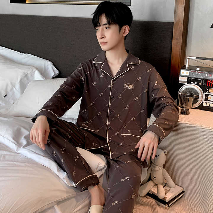 Winter, Nighty Designs, Men's Cotton Pajamas 