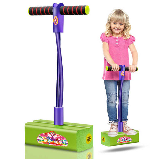 Outdoor games pogo jumping 