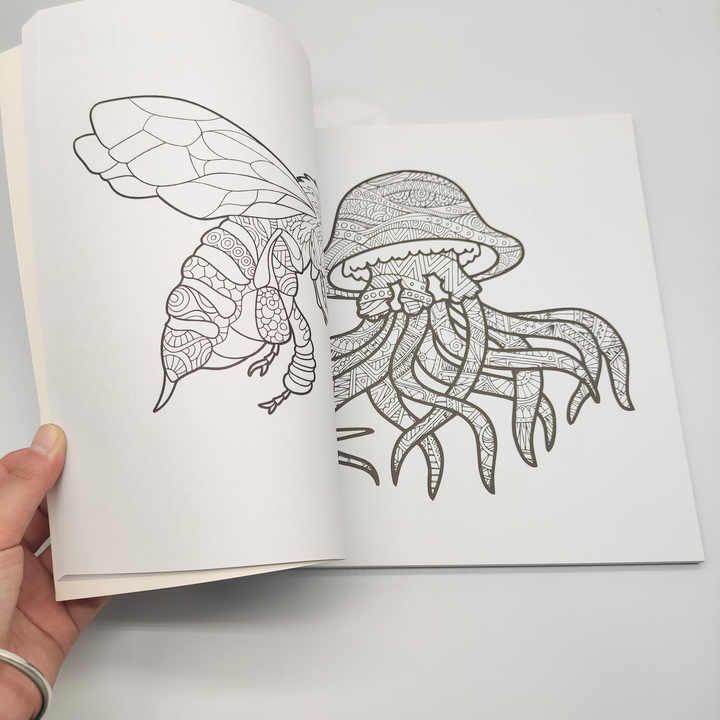 Custom black and white coloring books,