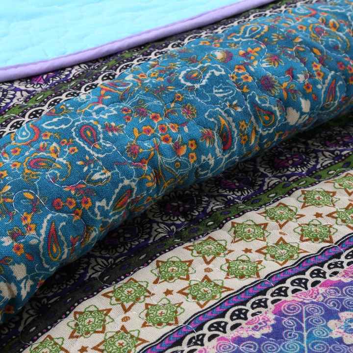 Huge Discounts on Ethnic Double Queen Cotton Bedspreads. 