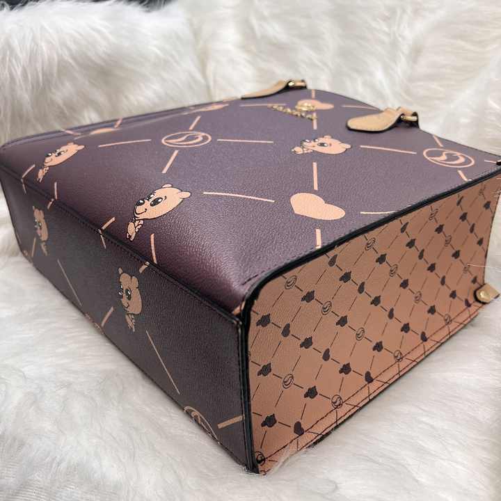 Luxury Women's Large Leather Shoulder Bag