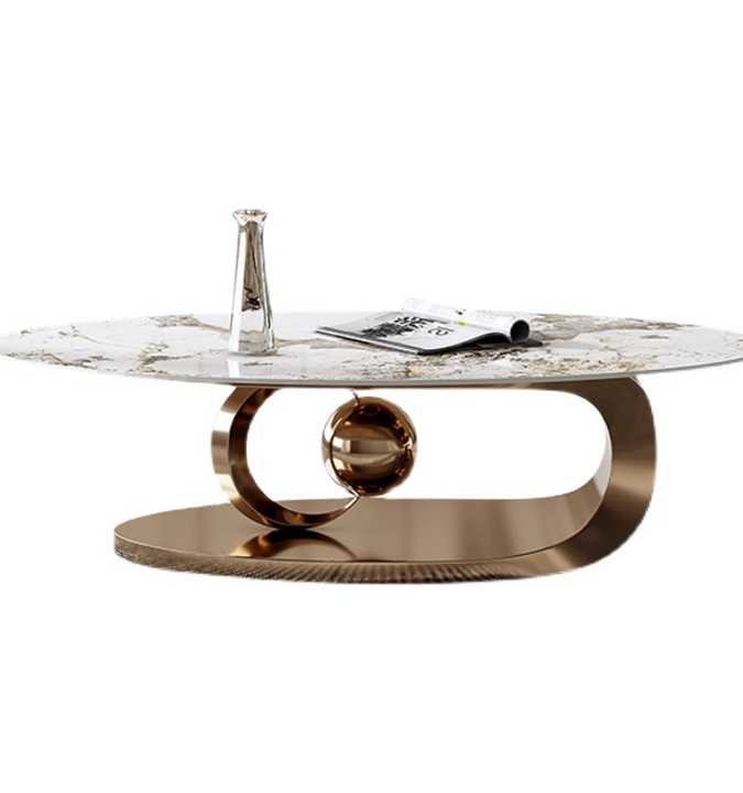 Modern luxury small round mobile coffee tables 