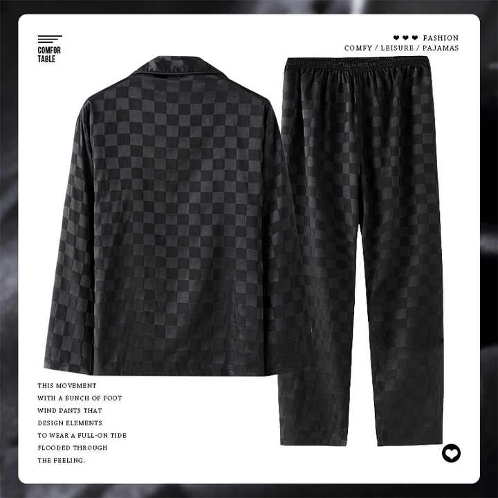 Men's long-sleeved sleepwear