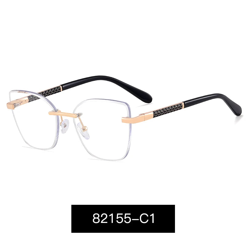 Women's Cat Eye Metal -نظارات طبية معدنية