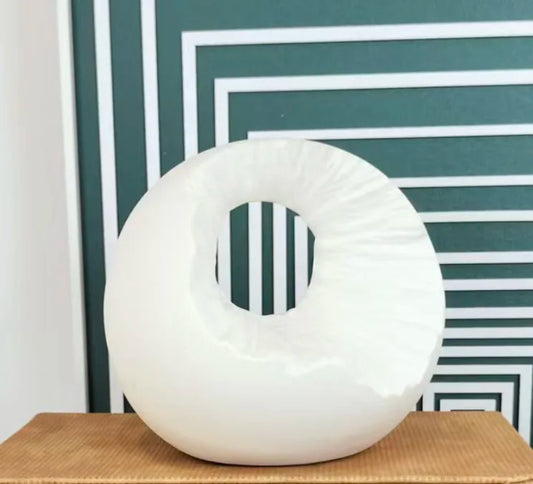 Circular ceramic decoration- 