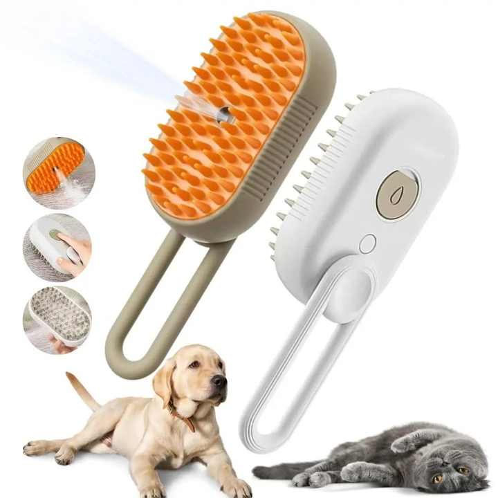New USB Charging 3 in 1 Self Cleaning Steam Brush 