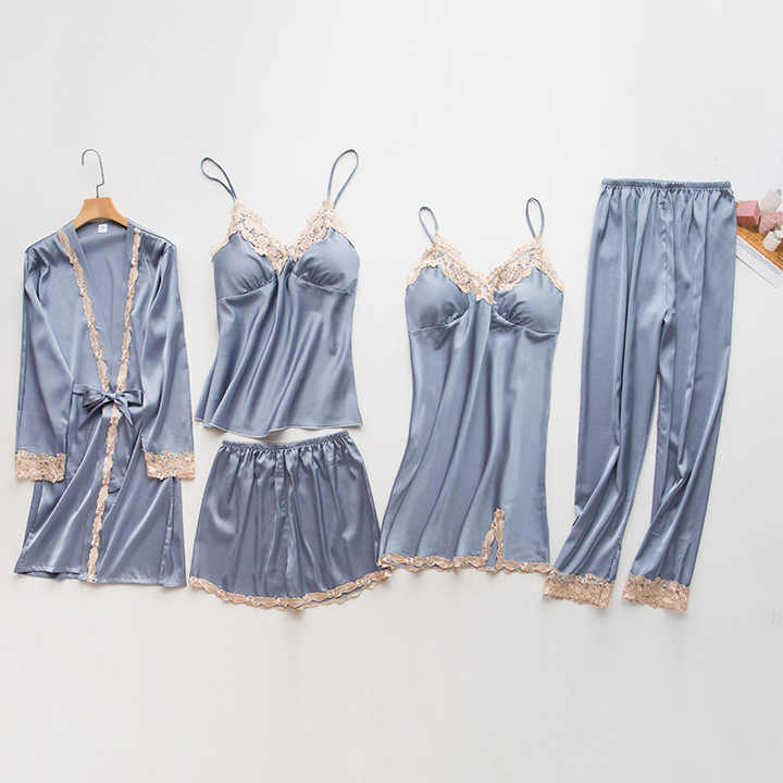 5-piece sexy women's pajama set 