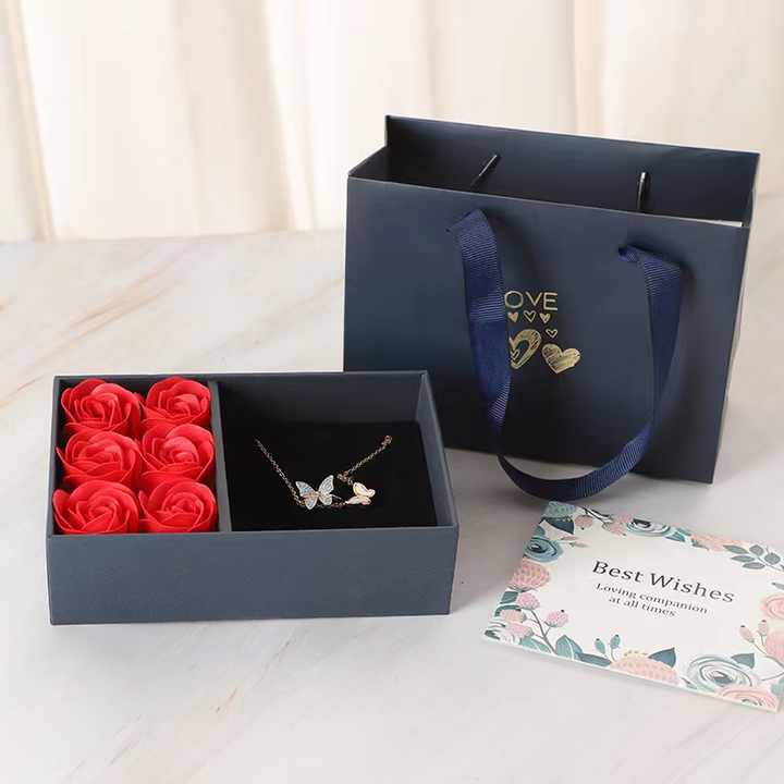Hot Selling Stock Jewelry Rose Soap-Gift Box 