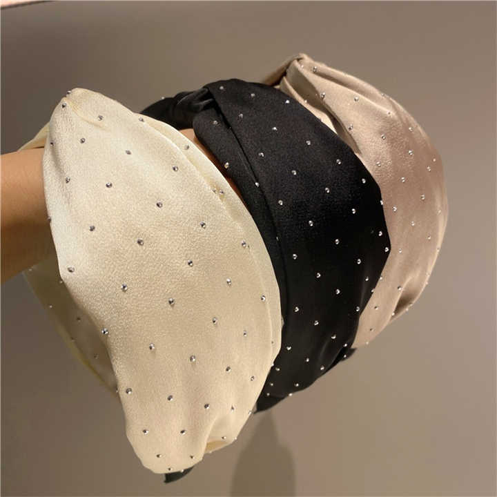 Women's Colorful Hollow Out Rhinestone Headband 