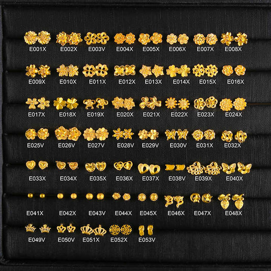 plated earrings