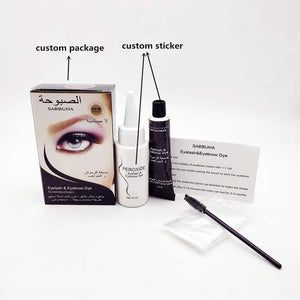 eyebrow dyeing 