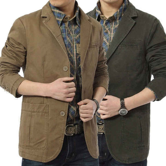Men's cotton T-shirt with sleeves 