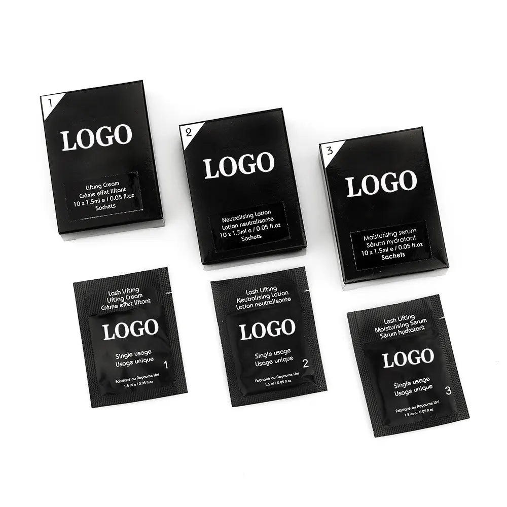 Custom Logo Imported Wholesale Makeup and Magnetic Palette and Eye Makeup Silicone Eyelash Perming