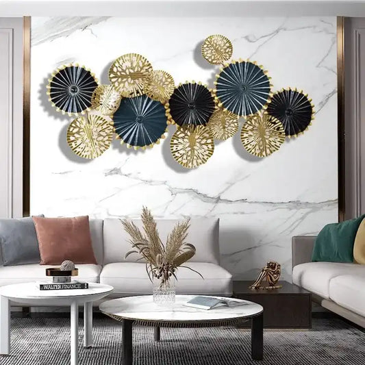 ديكور جداري معدني ثلاثي الأبعاد تجريدي حديث . High Quality Modern Abstract 3D Metal Wall Decor Iron