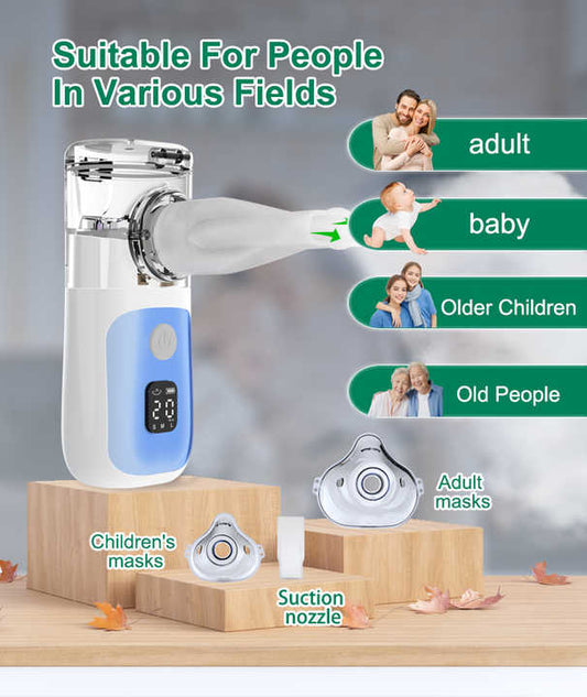 بخاخات شبكية صغيرة للهاتف المحمول بأسعار . New portable digital mini mesh nebulizers at competitive