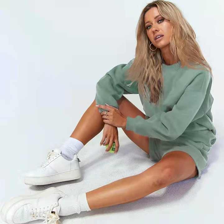 Women's 2-Piece Plain Suit Set