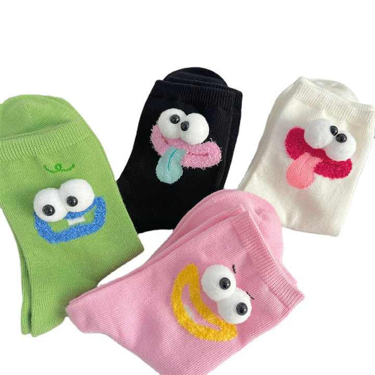 Women Mid-tube Pile Socks جوارب نسائية متوسطة الطول