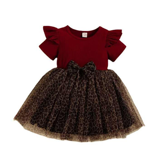 Elegant girls dress, children's summer clothes فستان بناتي أنيق ، ملابس صيفية للأطفال