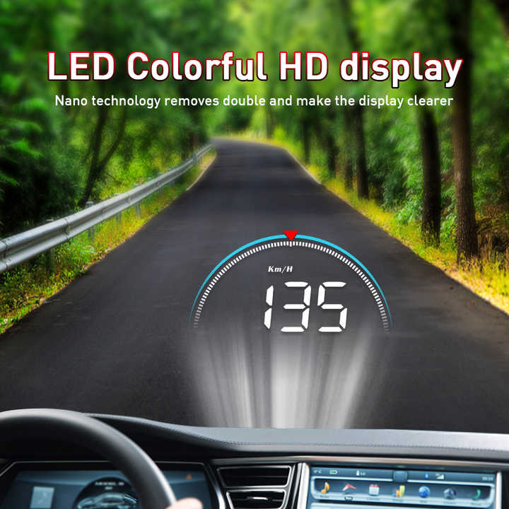 WiiYii M8 OBD2 HUD Head-up Display. WiiYii M8 OBD2 HUD 3.5 Inch Car Windshield Head-up Display 