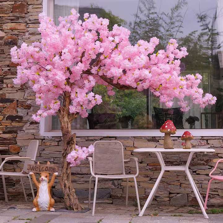 High quality artificial cherry blossom trees, wedding and pink tree flowers for indoor, outdoor, home and office decoration 