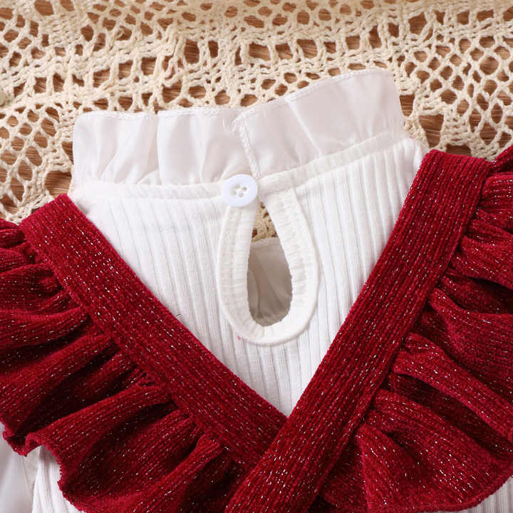 Christmas Wear Fall Baby Clothes-مجموعة ملابس شتوية للبنات