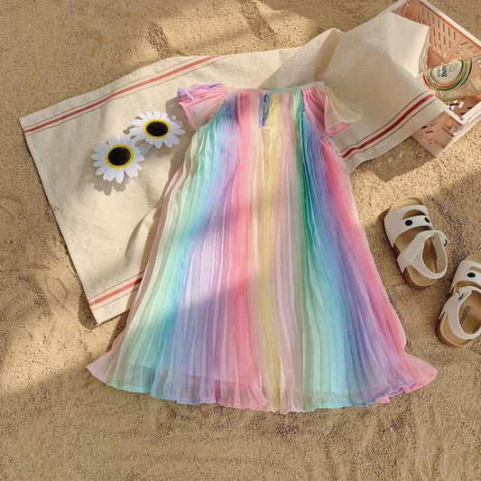 فستان صيفي من الشيفون chiffon summer dress
