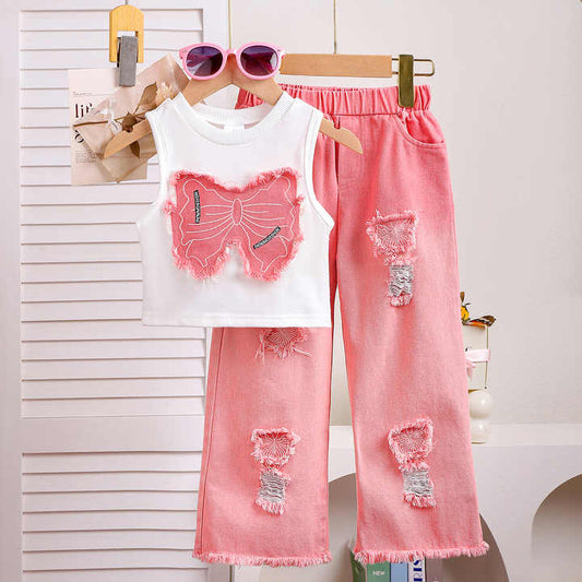 تصميم جديد للربيع والخريف للأطفال 2 بدلات عصرية New Design Spring Autumn Kids 2 Piece Fashion Suits
