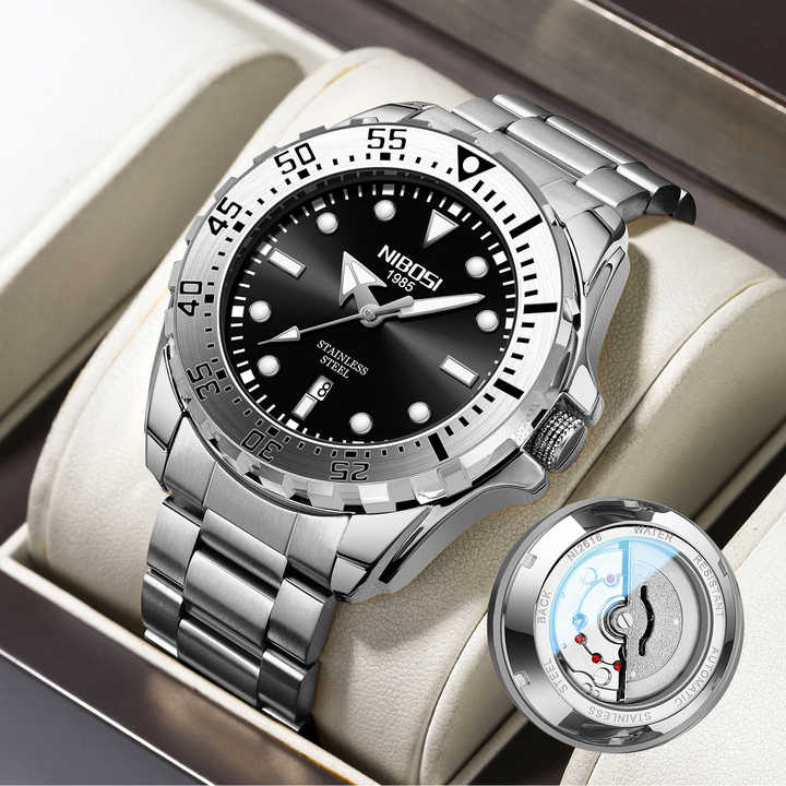 NIBOSI 2616 Men's Watch with Stainless Steel 