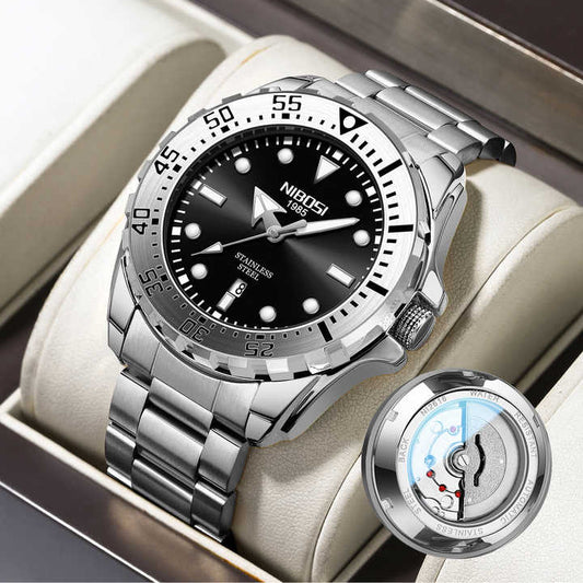 NIBOSI 2616 Men's Watch with Stainless Steel 