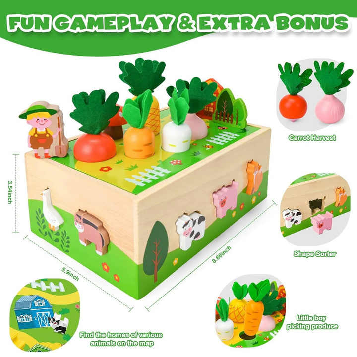 متعددة الوظائف خشبية طفل التعليم المبكر . Multifunctional Wooden Baby Early