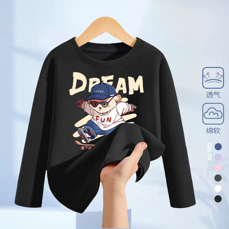 ملابس خريفية أنيقة للأولاد بأكمام طويلة