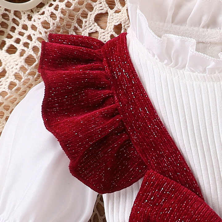 Christmas Wear Fall Baby Clothes-مجموعة ملابس شتوية للبنات