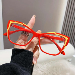 Fashion Cat Eye Women's Color Contrast 