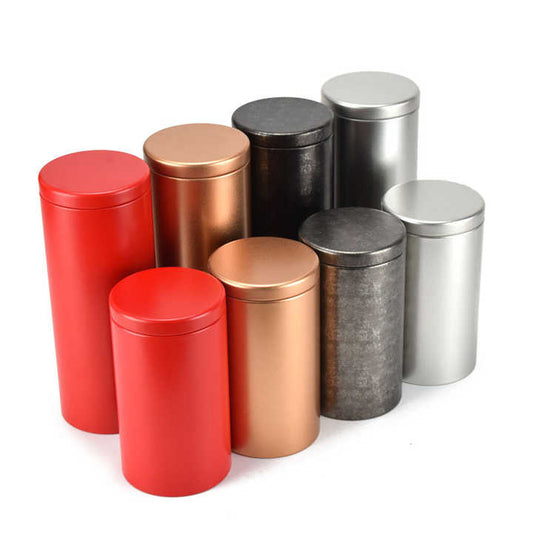 علبة معدنية دائرية - round metal box