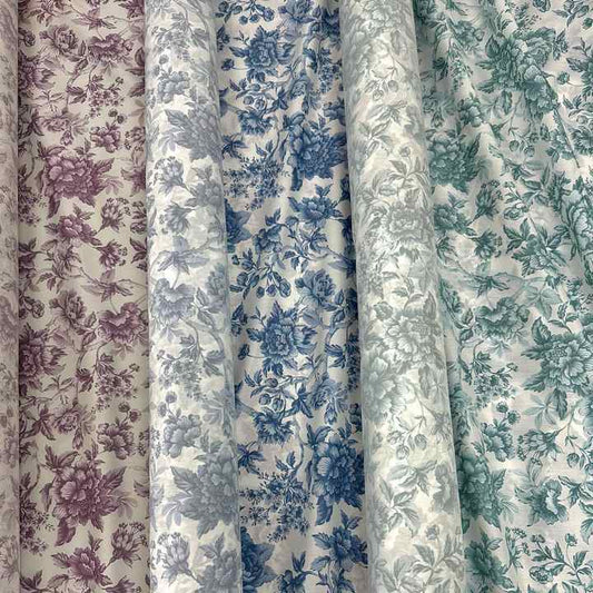 Botanical Flowers Printed Fabric Floral for قماش لندن ليبرتي تانا لاون عالي الجودة من القطن العضوي 100%