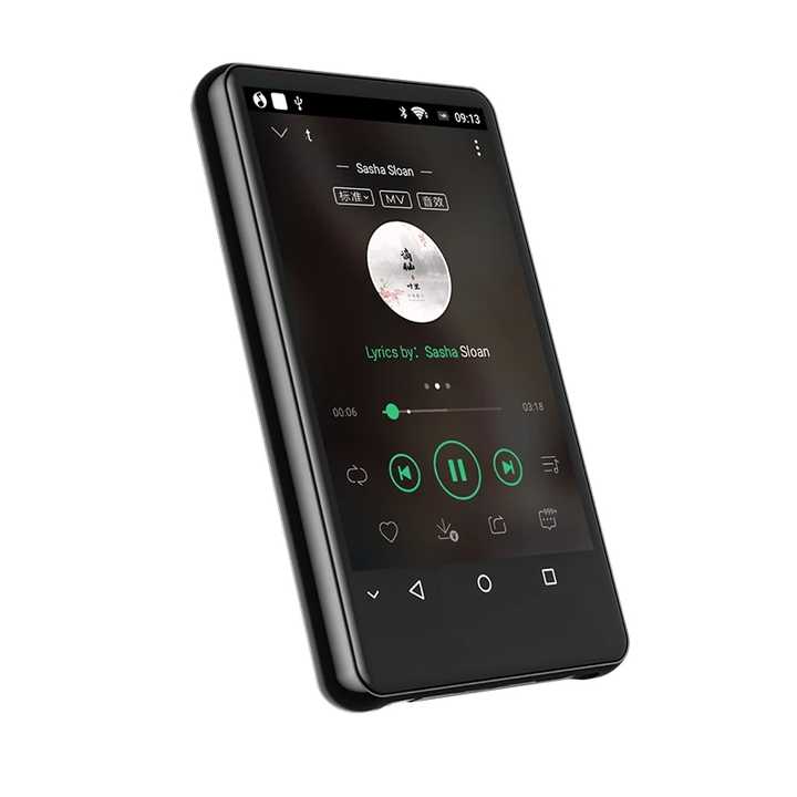 مشغل MP3 بشاشة لمس كاملة R . RUIZU H6 Android Full Touch