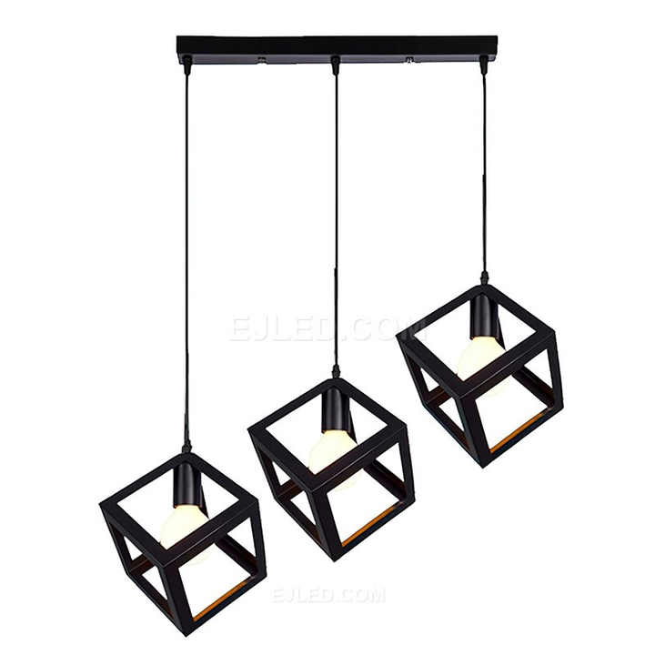 small modern iron chandelier 