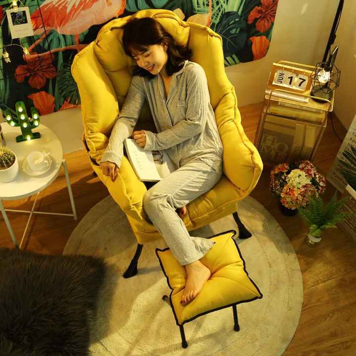 Formwell كرسي ليزي مودرن كرسي أريكة مفرد . Formwell Lazy Chair Modern Single Sofa