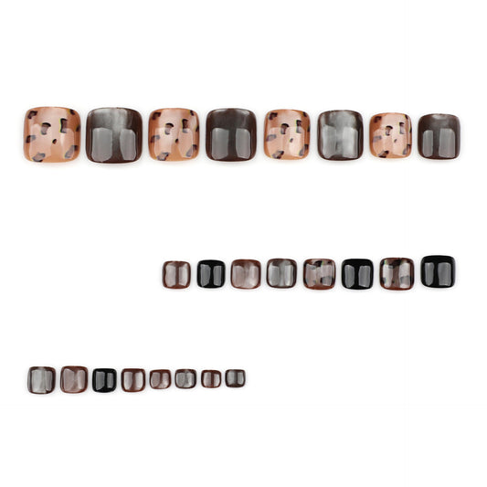 أظافر قدم كلاسيك اكريلك