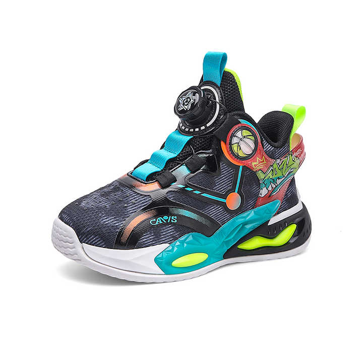 أحذية كرة السلة للأطفال ذات الرقبة . Kids High Top Basketball Shoes
