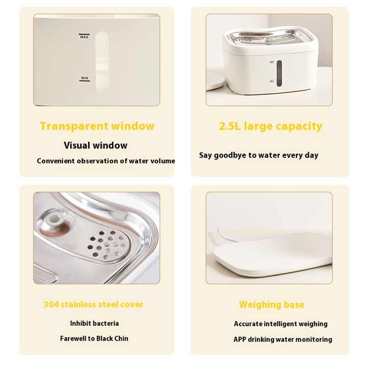 Bowls and feeders. Pet water dispensers, automatic water dispenser for smart dogs. 