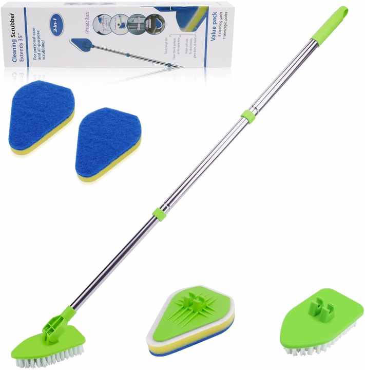 Multi-purpose Telescopic Chenille Duster Cleaning Sponge 