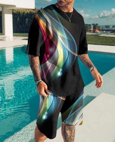 Men's Summer Shorts T-Shirt 