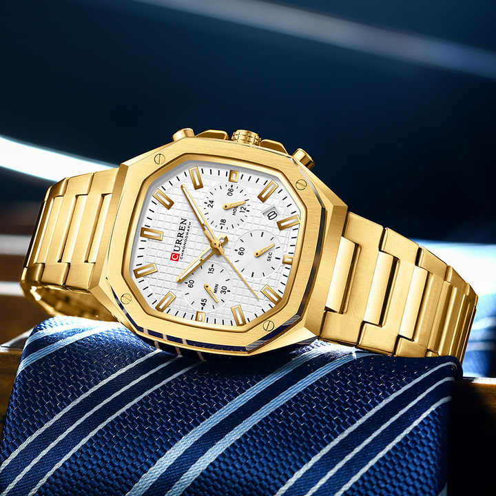 Curren 8459 Men's Chronograph Quartz Business Watch 