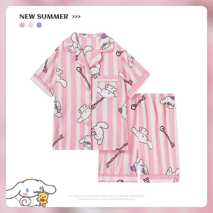 ملابس منزلية غير رسمية للأطفال والفتيات ملابس نوم ناعمة مريحةKids Girls Casual Homewear Soft Comfortable Sleepwear