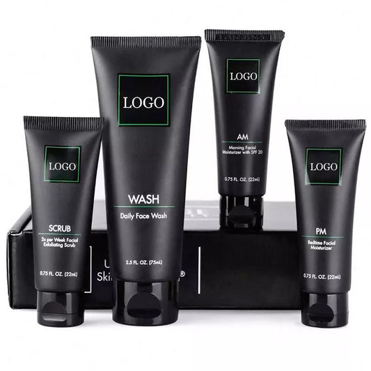 Mens Skincare Kit Includes Foaming-مجموعة العناية
