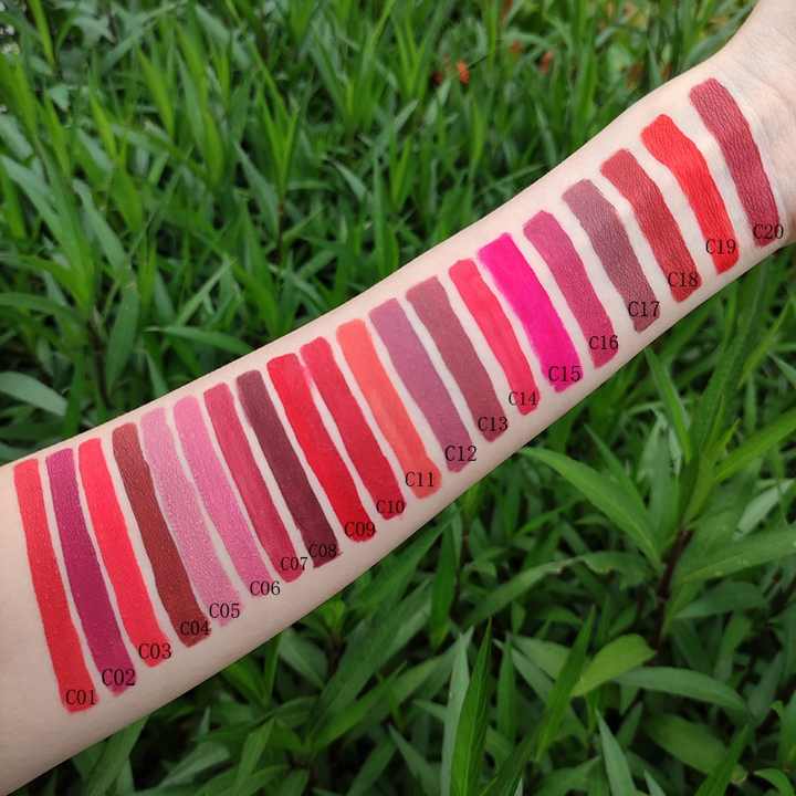 Maquillaje or mayor non-stick liquid lipstick makeup products with custom logo 20 colors pigment 