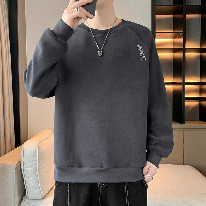 Men's Oversized Pullover -سويت شيرت