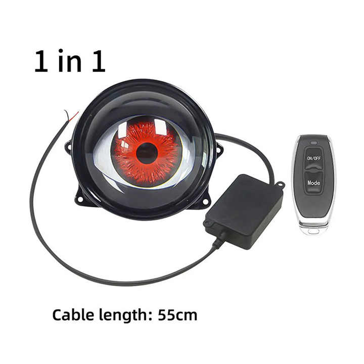 Fashion 3 Inch Devil Eyes Lens Car Light Mount. 